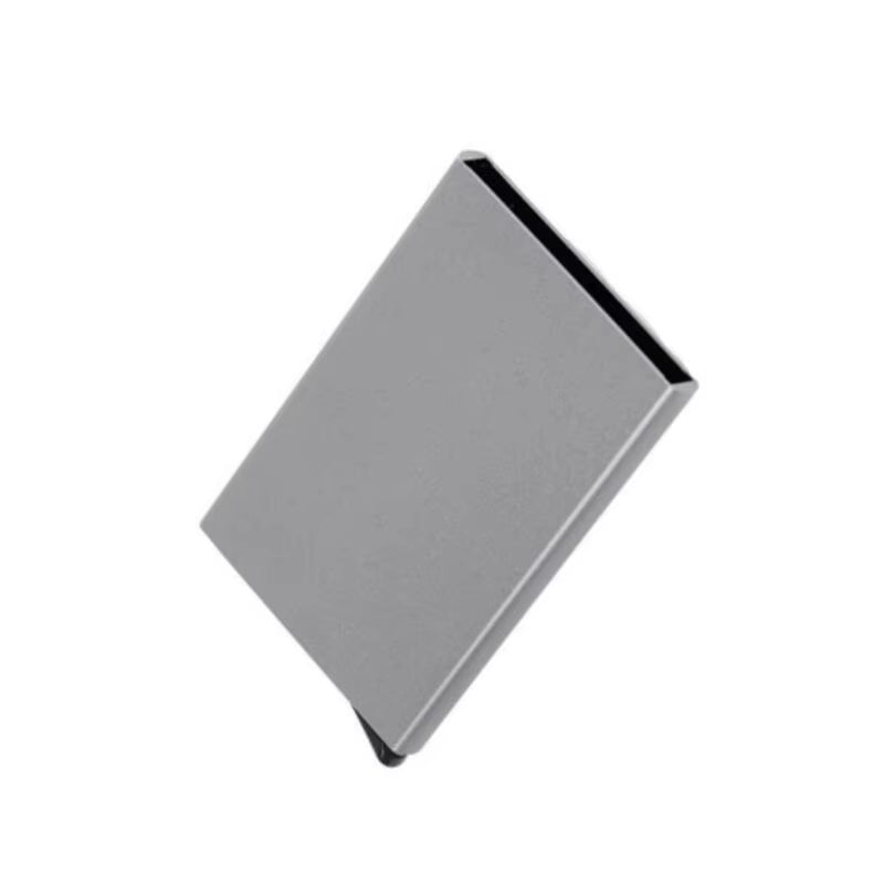 Credit Card Holder Men Slim anti Protect Travel ID Cardholder Women Rfid Wallet Metal Case Porte Carte