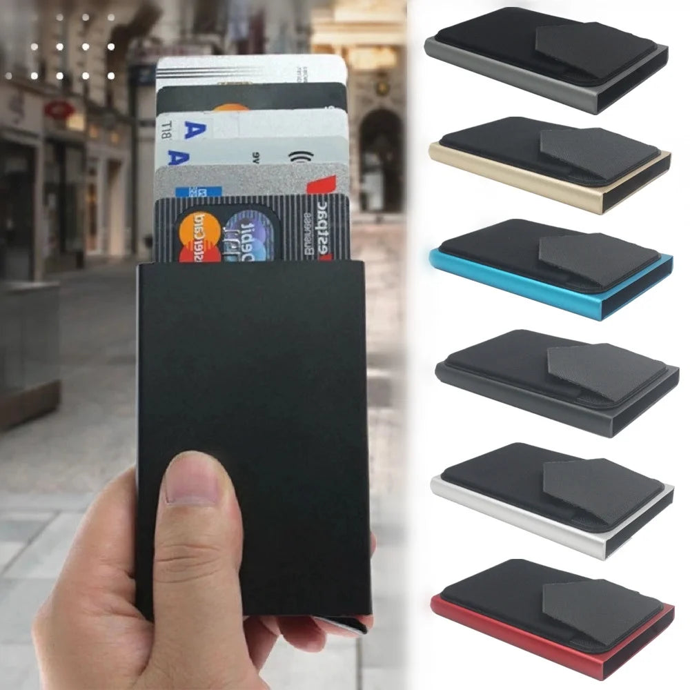 Unisex Modern Card Wallet, Black