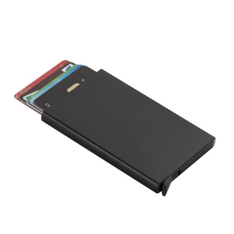 Anti-Theft Credit Card Holder Men Slim anti Protect Travel ID Cardholder Women Rfid Wallet Automatic Metal Case Porte Carte