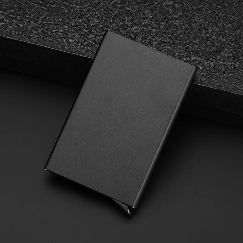 Quality Stainless Steel Credit Card Holder Men Slim anti Protect Travel ID Cardholder Women Rfid Wallet Metal Case Porte Carte