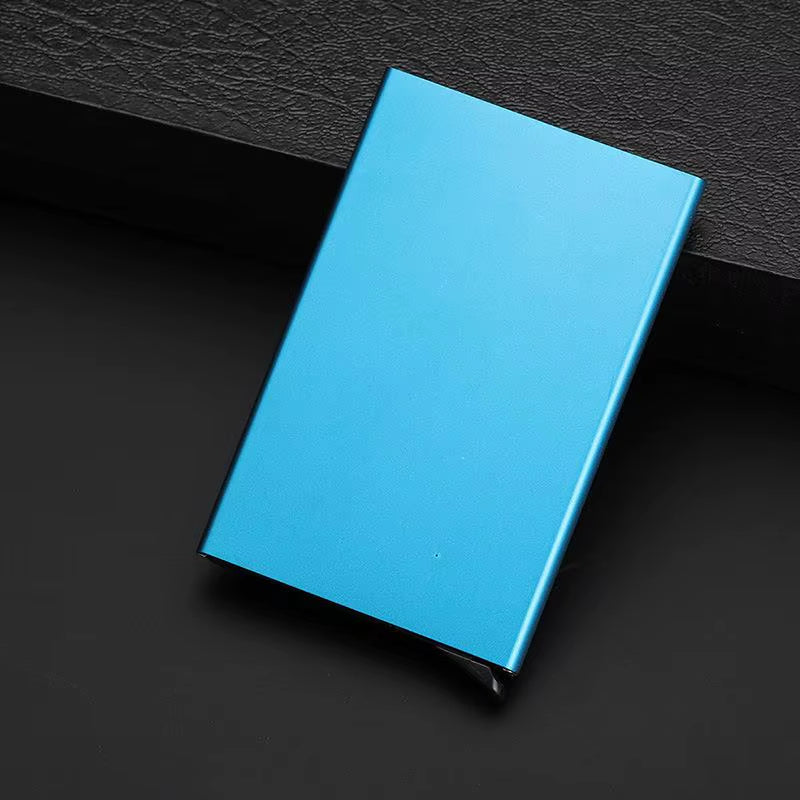Quality Stainless Steel Credit Card Holder Men Slim anti Protect Travel ID Cardholder Women Rfid Wallet Metal Case Porte Carte