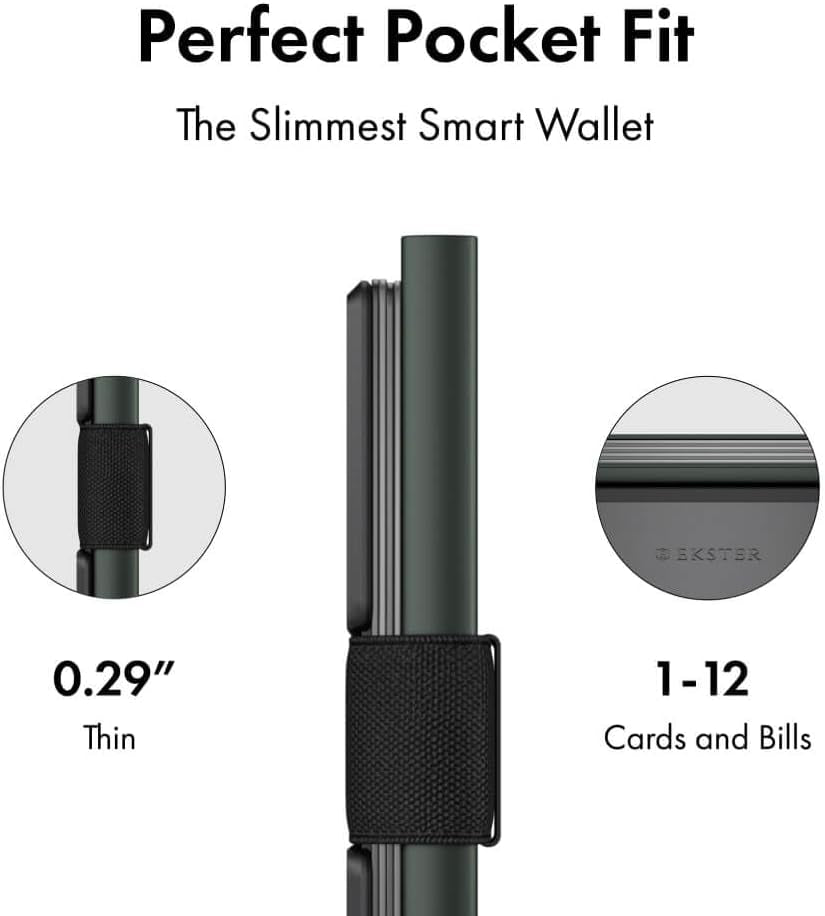 Aluminum Cardholder Wallet for Men | Metal Wallets with RFID Blocking Layer | Slim & Minimalist Aluminum Wallet with Push Button for Quick Card Access