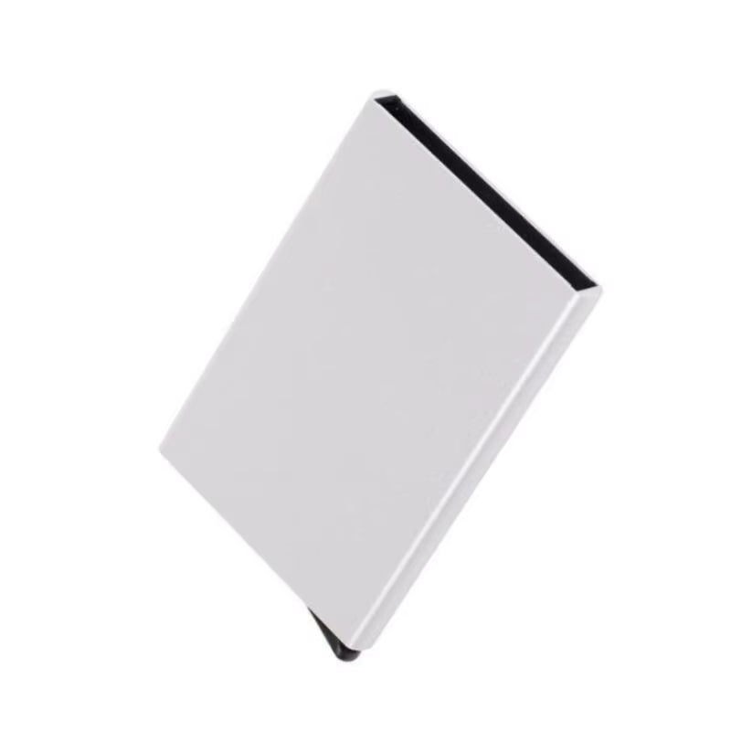 Credit Card Holder Men Slim anti Protect Travel ID Cardholder Women Rfid Wallet Metal Case Porte Carte