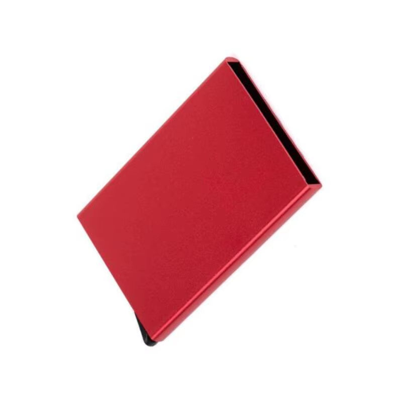 Credit Card Holder Men Slim anti Protect Travel ID Cardholder Women Rfid Wallet Metal Case Porte Carte