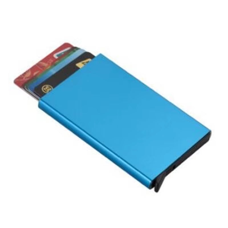 Anti-Theft Credit Card Holder Men Slim anti Protect Travel ID Cardholder Women Rfid Wallet Automatic Metal Case Porte Carte