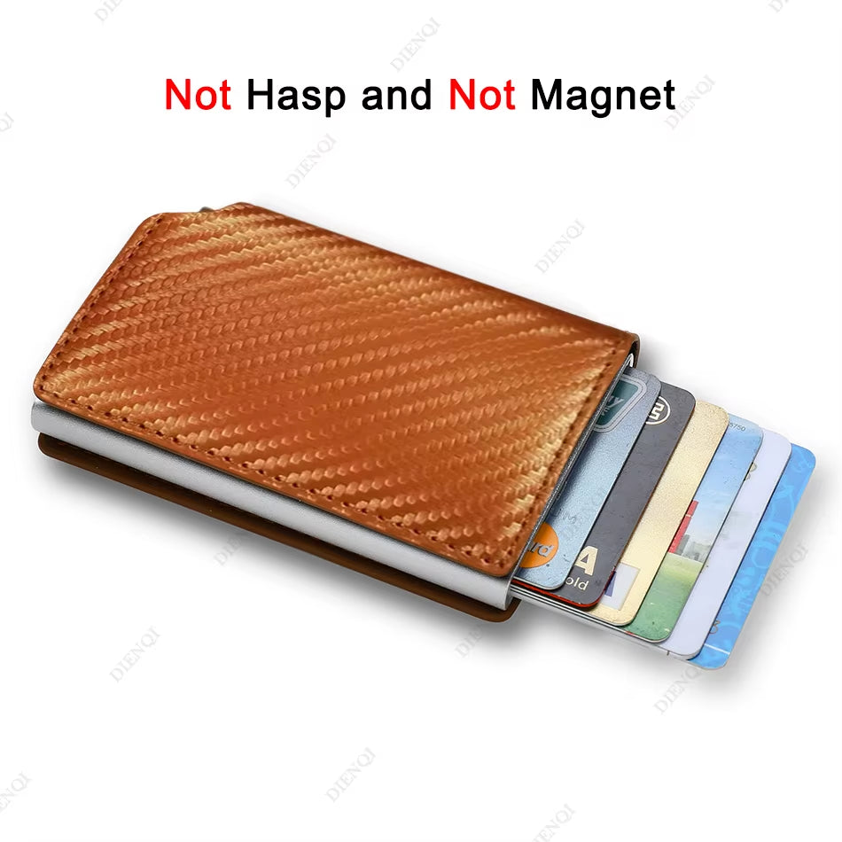 Anti Thief Rfid Credit Card Holder Smart Minimalist Wallet Men Women Slim Bank Cardholder Case Money Bag Cash Creditcard Purse