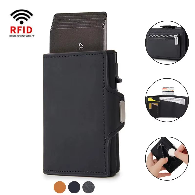 Carbon Fiber RFID Wallet – Ultra-Slim, Smart & Durable