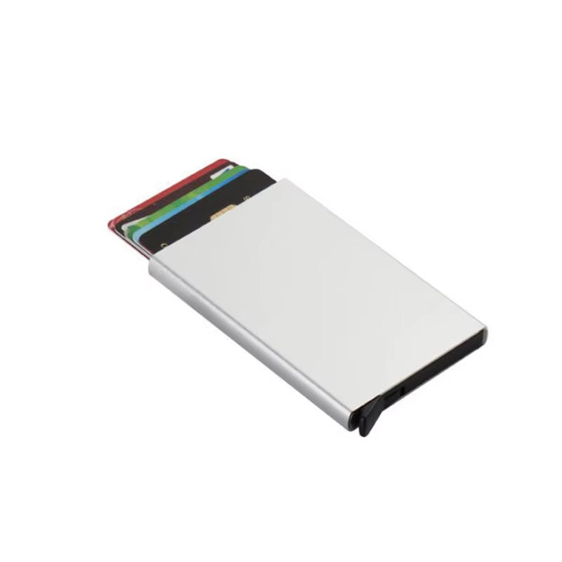 Anti-Theft Credit Card Holder Men Slim anti Protect Travel ID Cardholder Women Rfid Wallet Automatic Metal Case Porte Carte