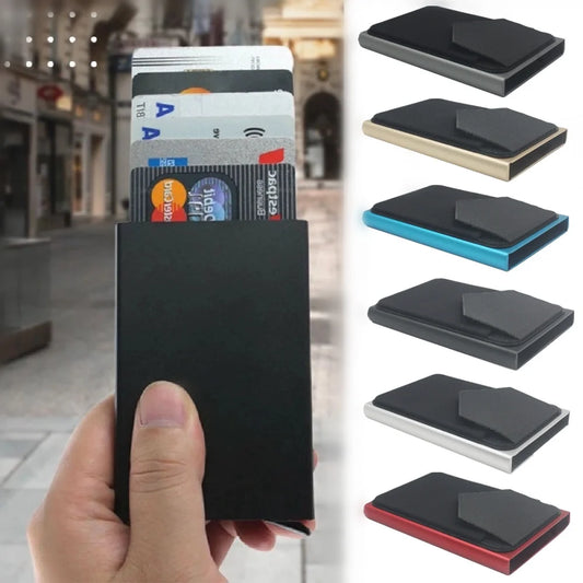 Unisex Modern Card Wallet, Black