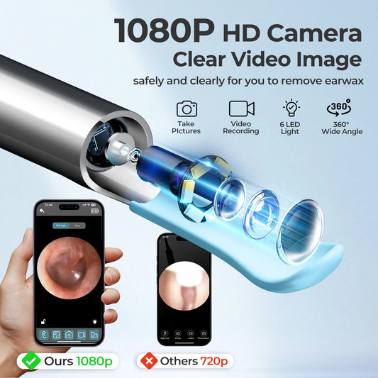 Camera Ear Cleaner Spoon