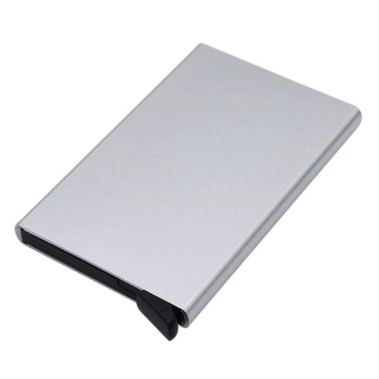Quality Stainless Steel Credit Card Holder Men Slim anti Protect Travel ID Cardholder Women Rfid Wallet Metal Case Porte Carte